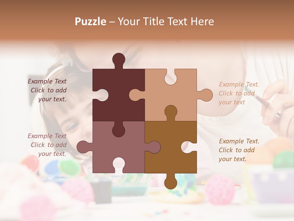 Celebration Craft Togetherness PowerPoint Template