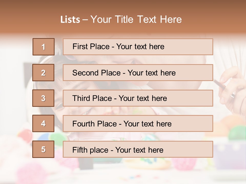 Celebration Craft Togetherness PowerPoint Template