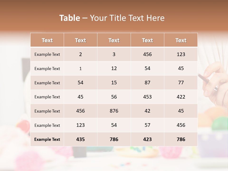 Celebration Craft Togetherness PowerPoint Template