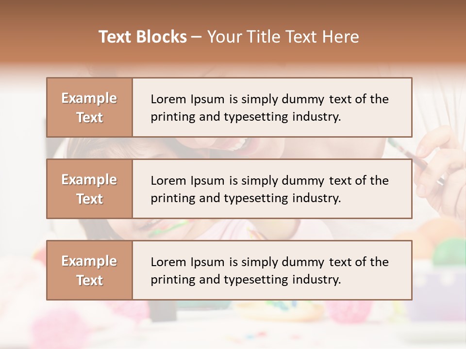 Celebration Craft Togetherness PowerPoint Template