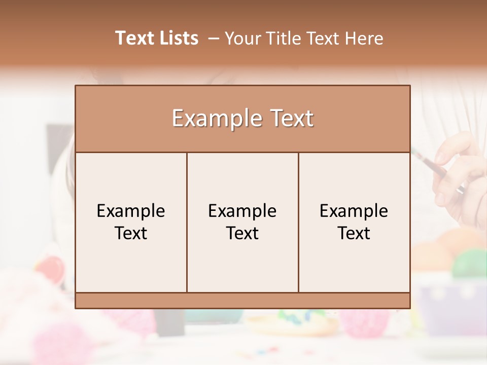 Celebration Craft Togetherness PowerPoint Template