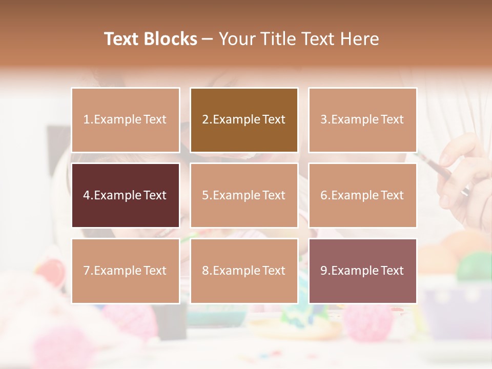 Celebration Craft Togetherness PowerPoint Template