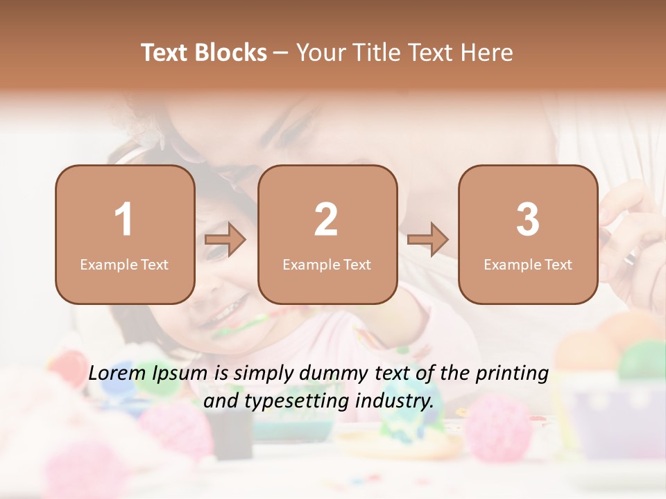 Celebration Craft Togetherness PowerPoint Template