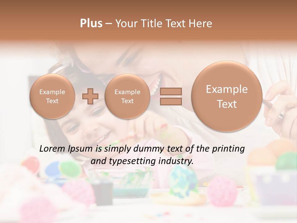 Celebration Craft Togetherness PowerPoint Template