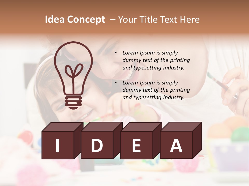 Celebration Craft Togetherness PowerPoint Template