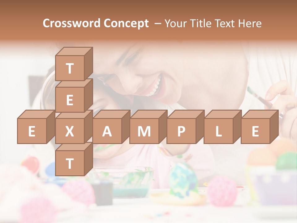 Celebration Craft Togetherness PowerPoint Template