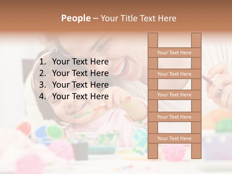 Celebration Craft Togetherness PowerPoint Template