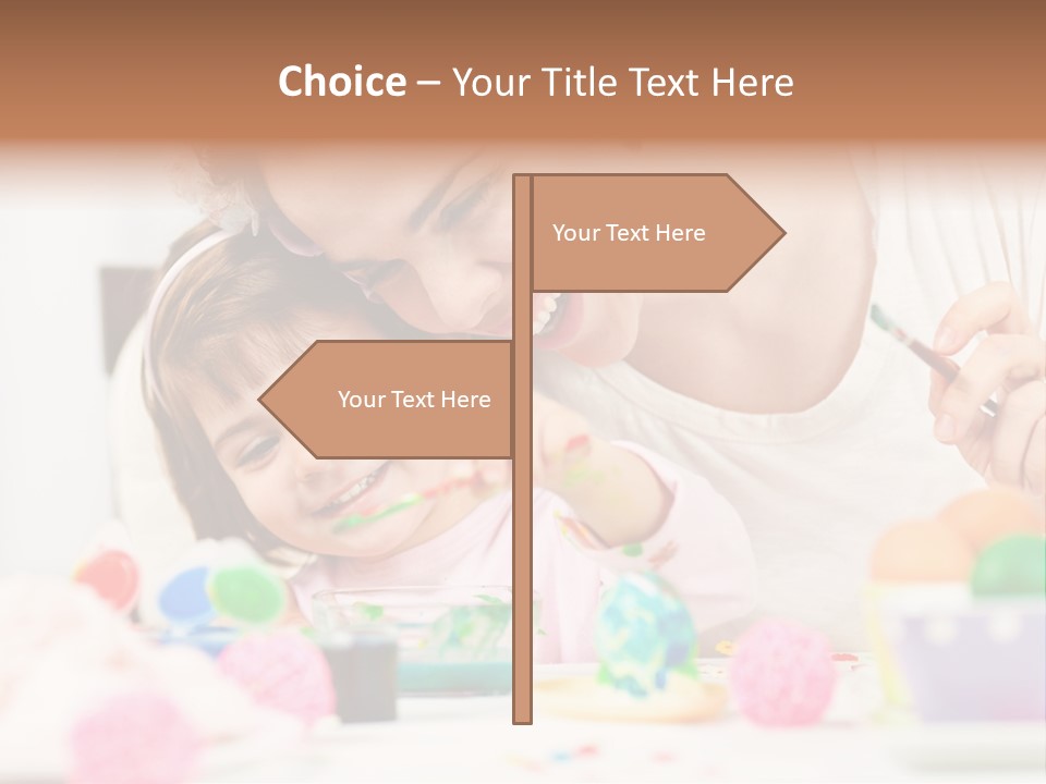 Celebration Craft Togetherness PowerPoint Template