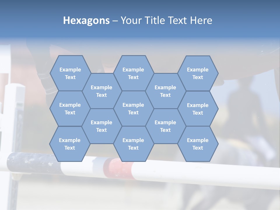 Thorough Bred Equestrian White PowerPoint Template