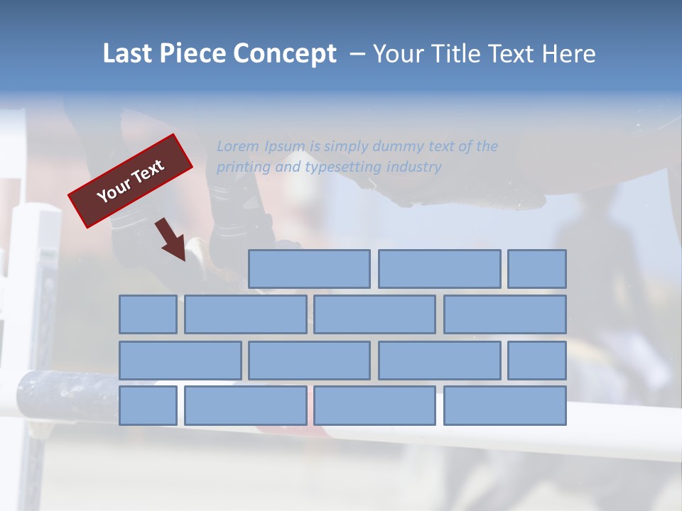 Thorough Bred Equestrian White PowerPoint Template