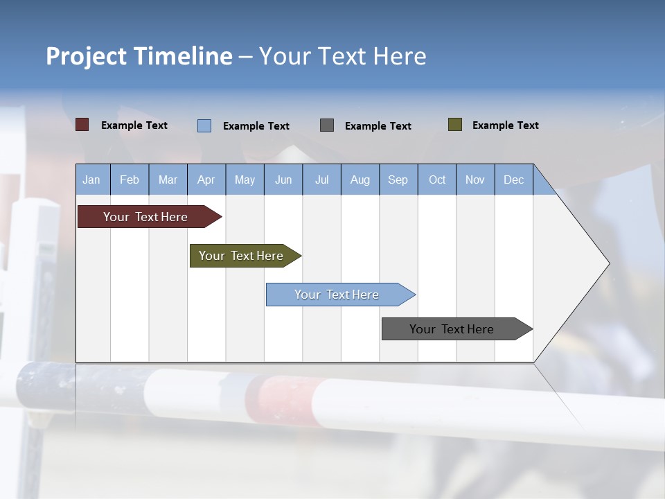 Thorough Bred Equestrian White PowerPoint Template