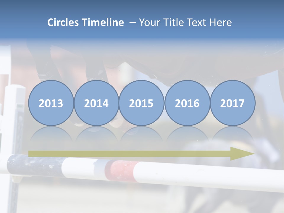 Thorough Bred Equestrian White PowerPoint Template