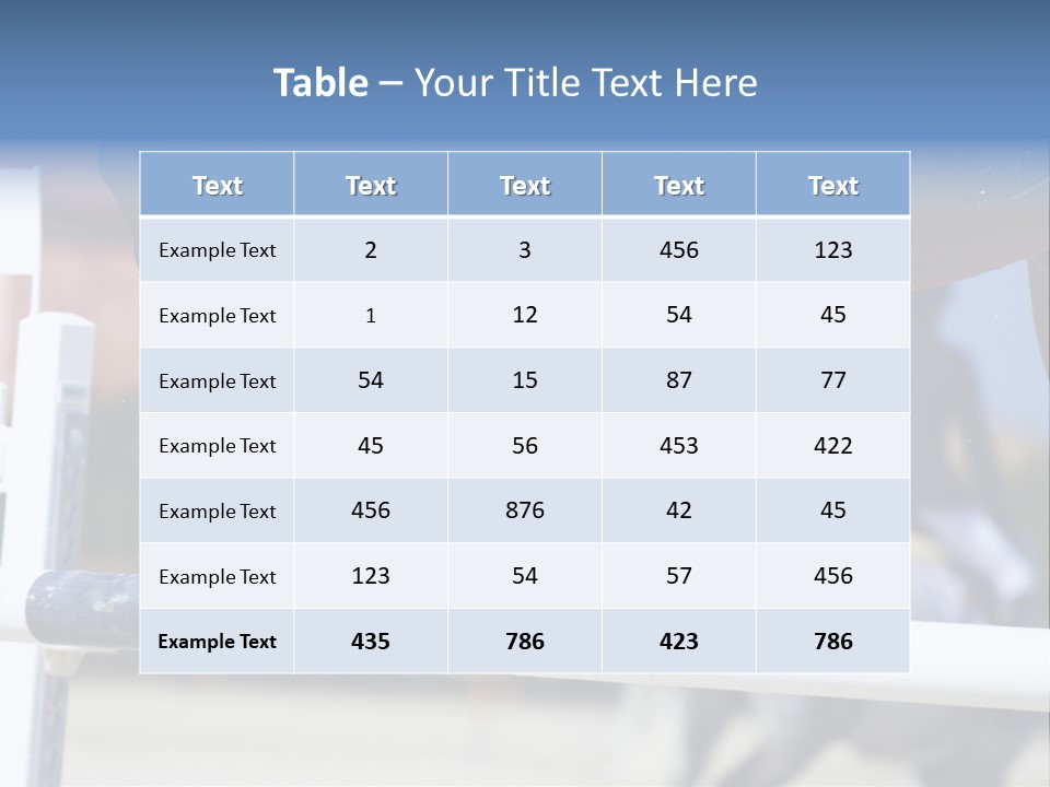 Thorough Bred Equestrian White PowerPoint Template