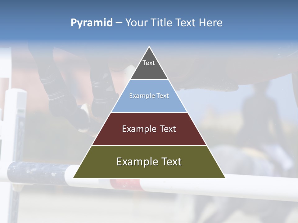 Thorough Bred Equestrian White PowerPoint Template