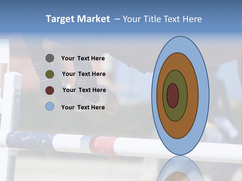 Thorough Bred Equestrian White PowerPoint Template