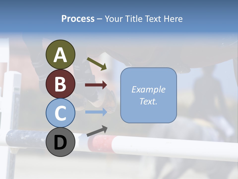 Thorough Bred Equestrian White PowerPoint Template