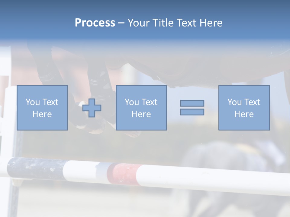 Thorough Bred Equestrian White PowerPoint Template