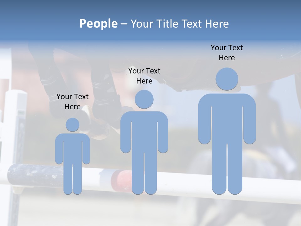 Thorough Bred Equestrian White PowerPoint Template