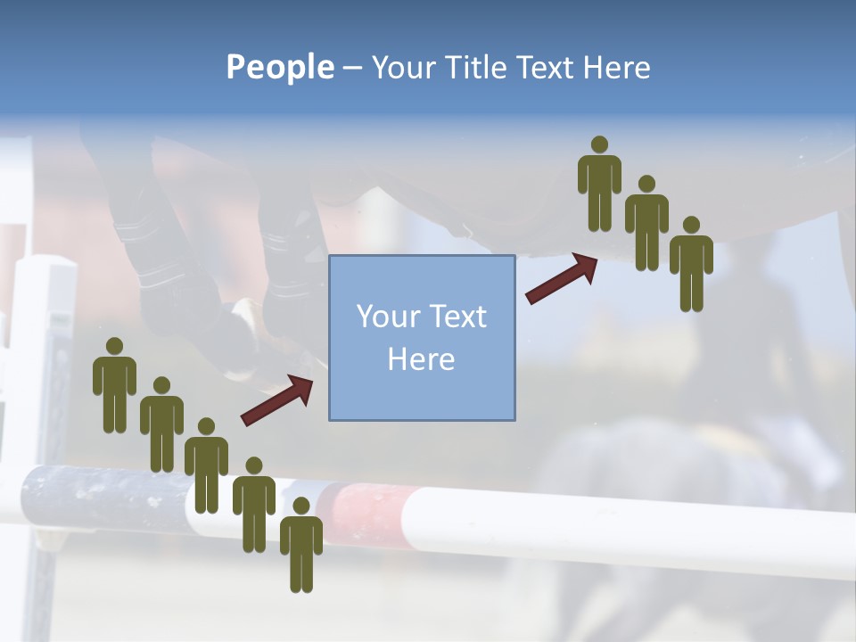 Thorough Bred Equestrian White PowerPoint Template