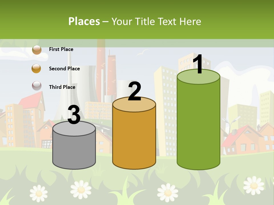 Street City House PowerPoint Template