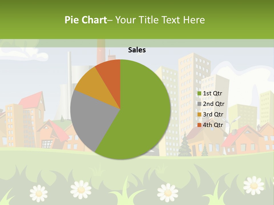 Street City House PowerPoint Template