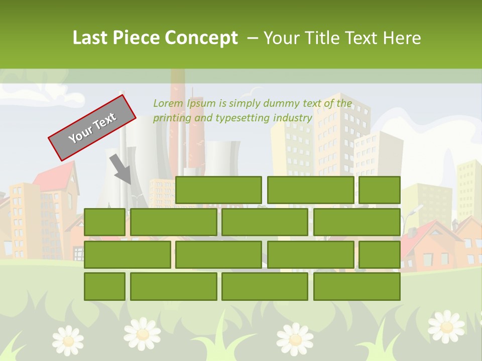 Street City House PowerPoint Template