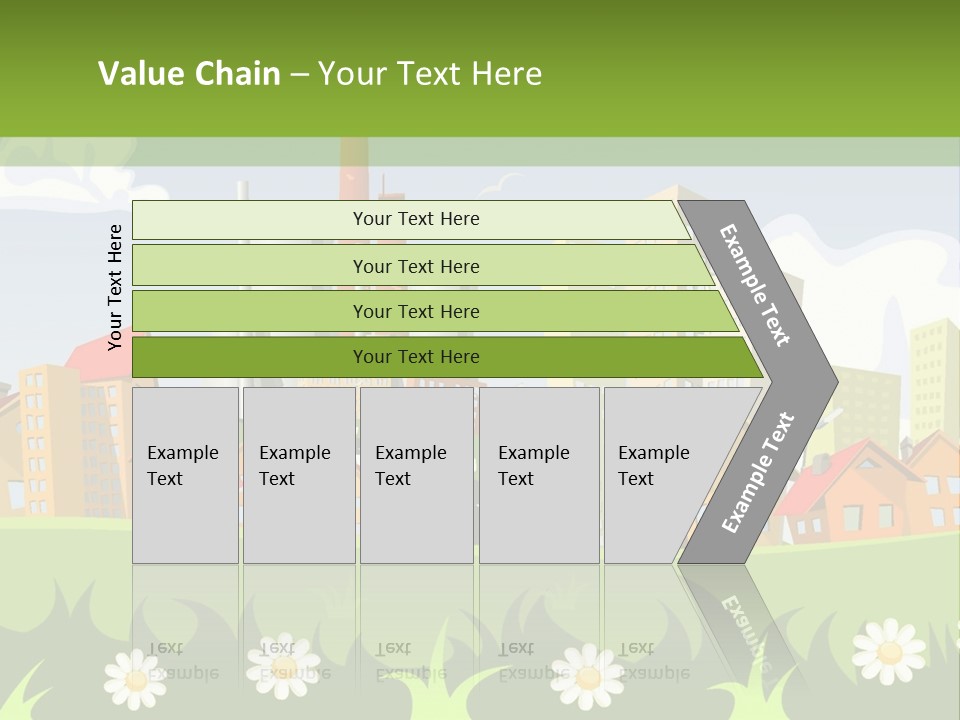 Street City House PowerPoint Template