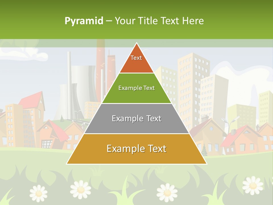 Street City House PowerPoint Template