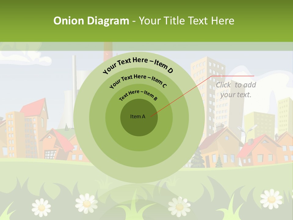 Street City House PowerPoint Template