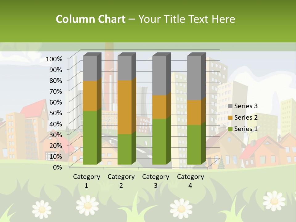 Street City House PowerPoint Template