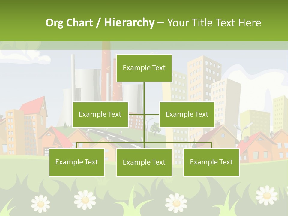 Street City House PowerPoint Template