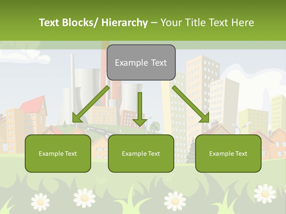 Street City House PowerPoint Template