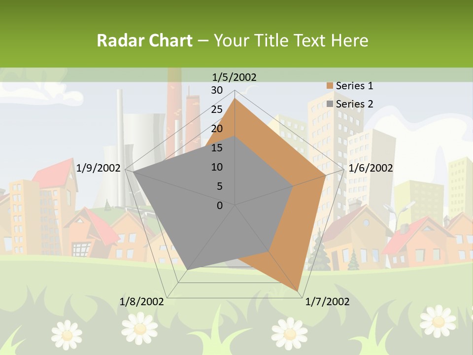 Street City House PowerPoint Template