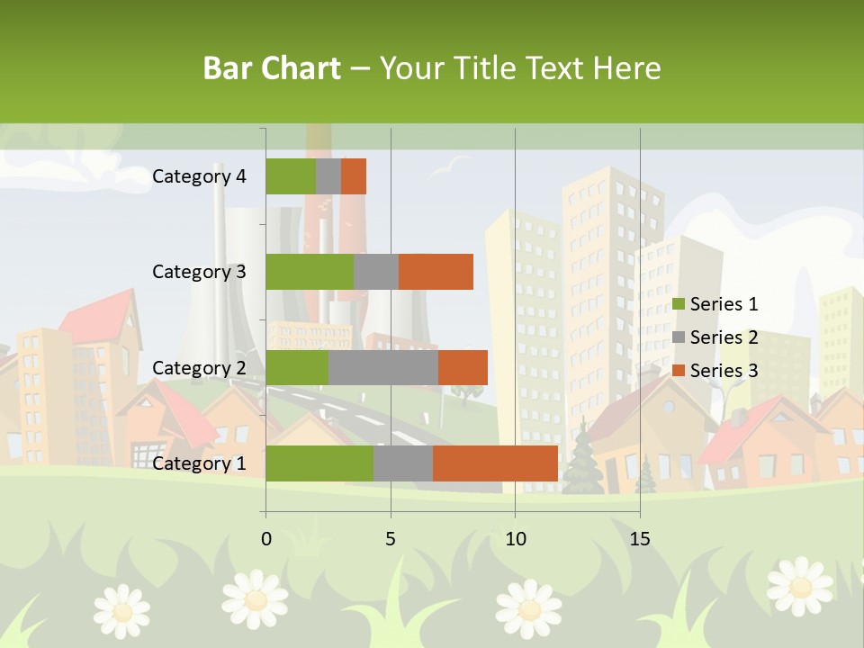 Street City House PowerPoint Template
