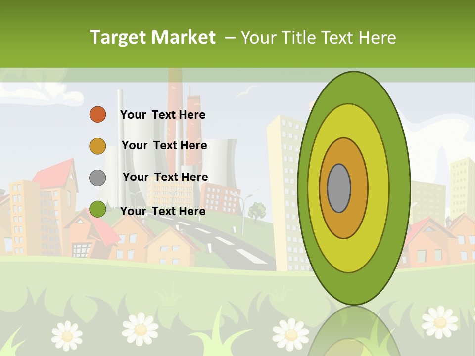 Street City House PowerPoint Template