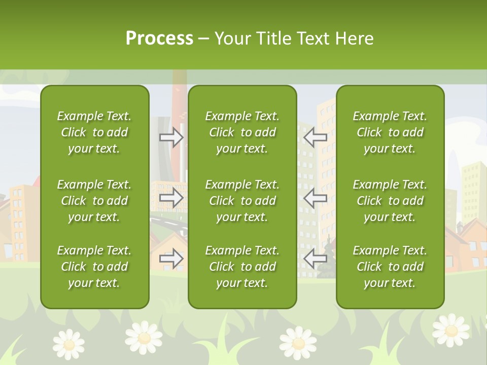 Street City House PowerPoint Template