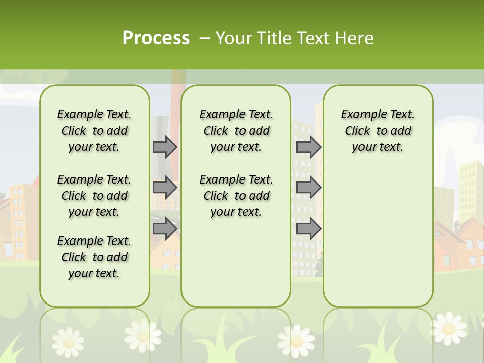 Street City House PowerPoint Template