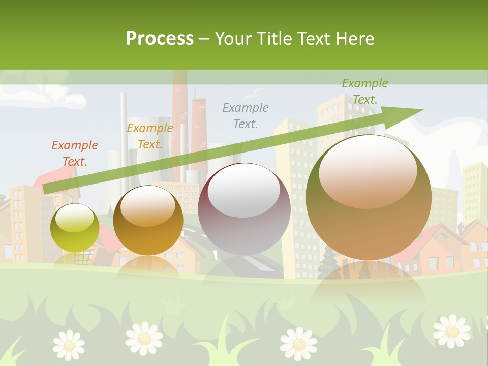 Street City House PowerPoint Template