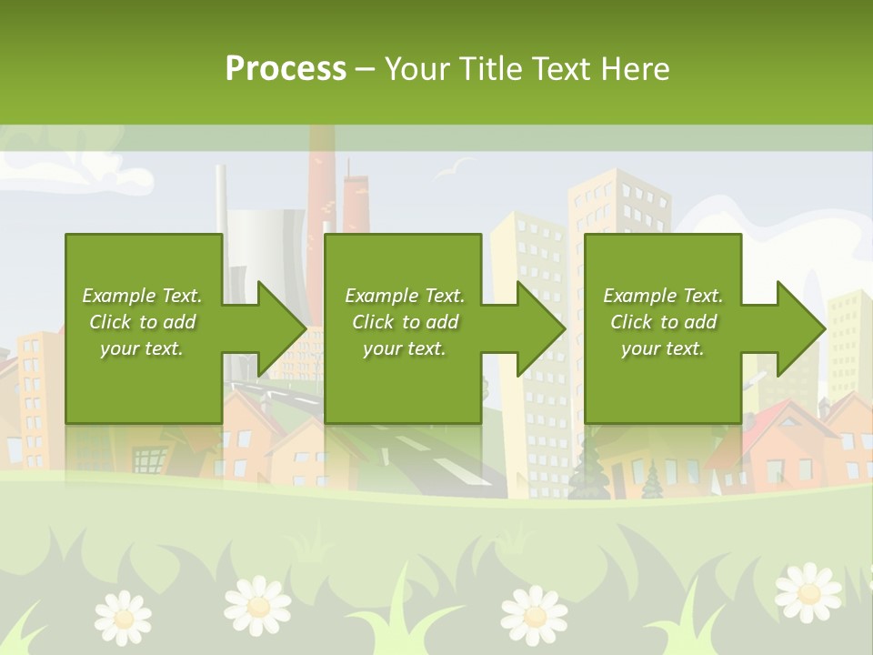 Street City House PowerPoint Template