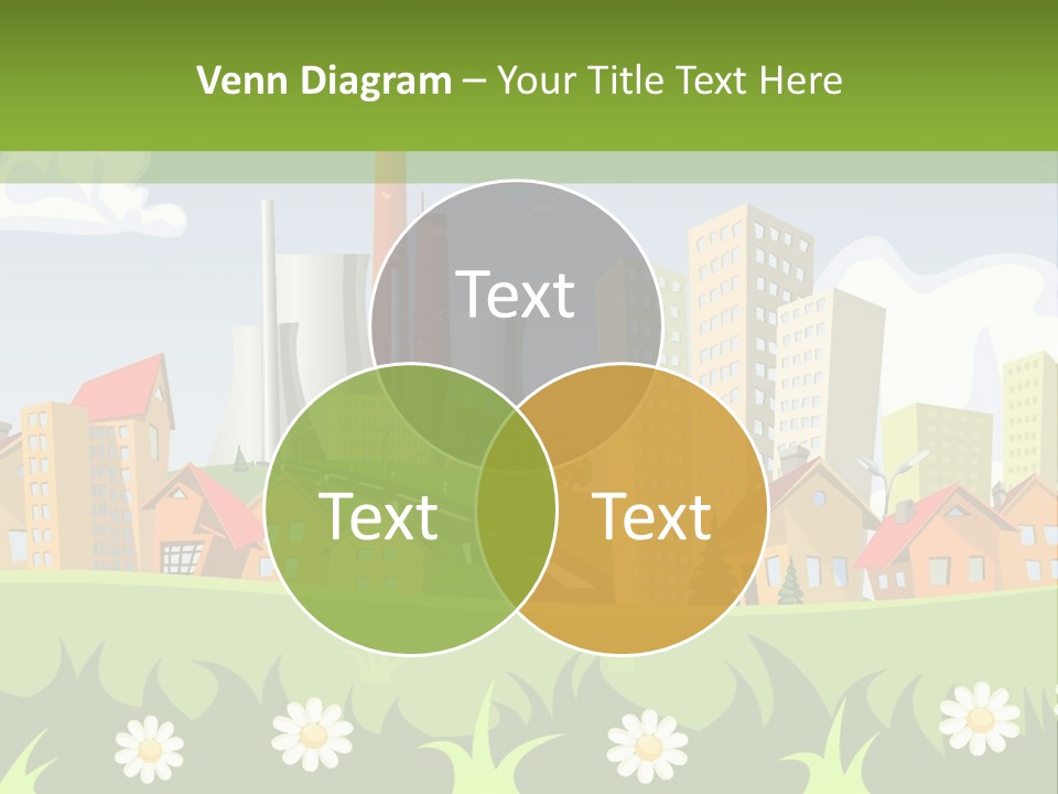 Street City House PowerPoint Template