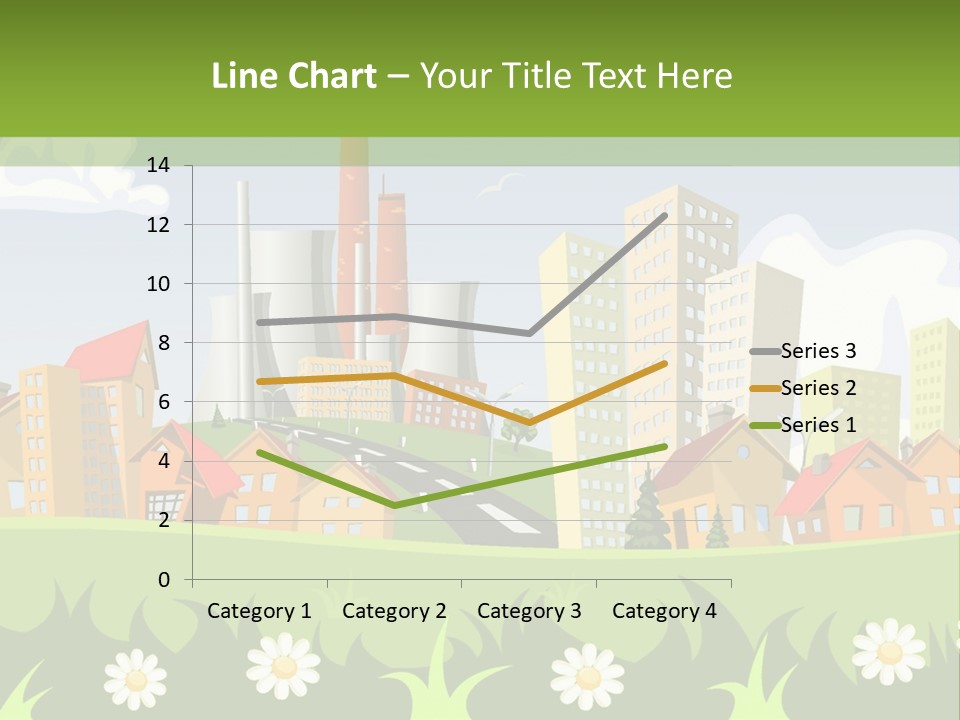 Street City House PowerPoint Template