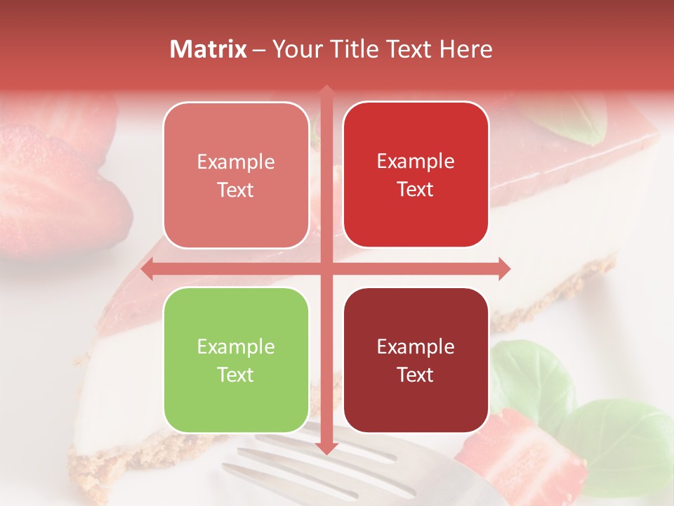 Gelatin Cream Cheese Dairy PowerPoint Template