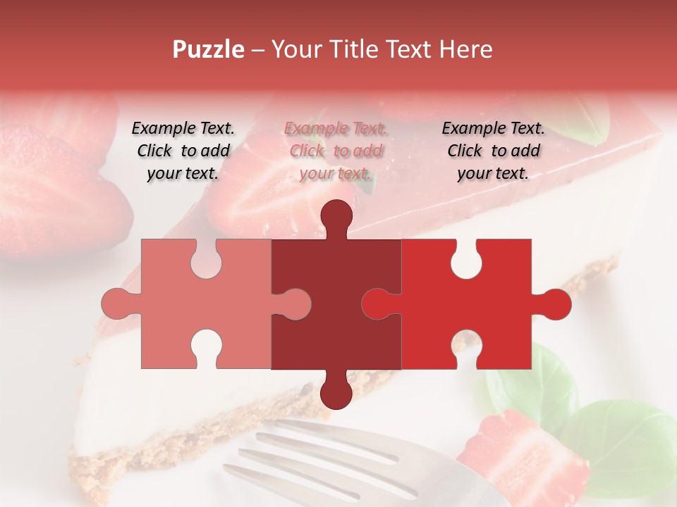 Gelatin Cream Cheese Dairy PowerPoint Template