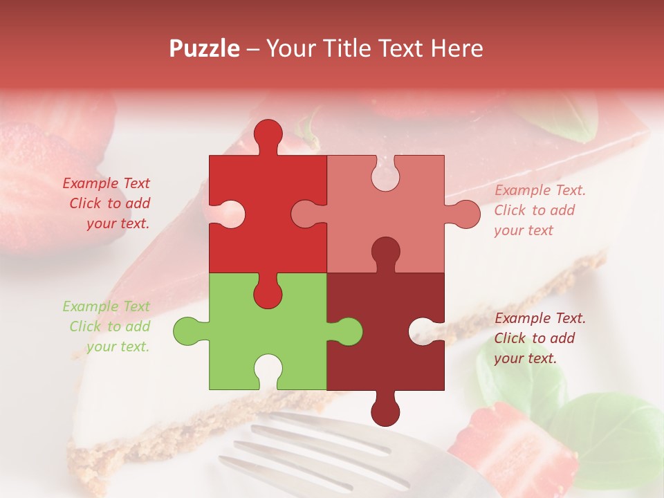 Gelatin Cream Cheese Dairy PowerPoint Template