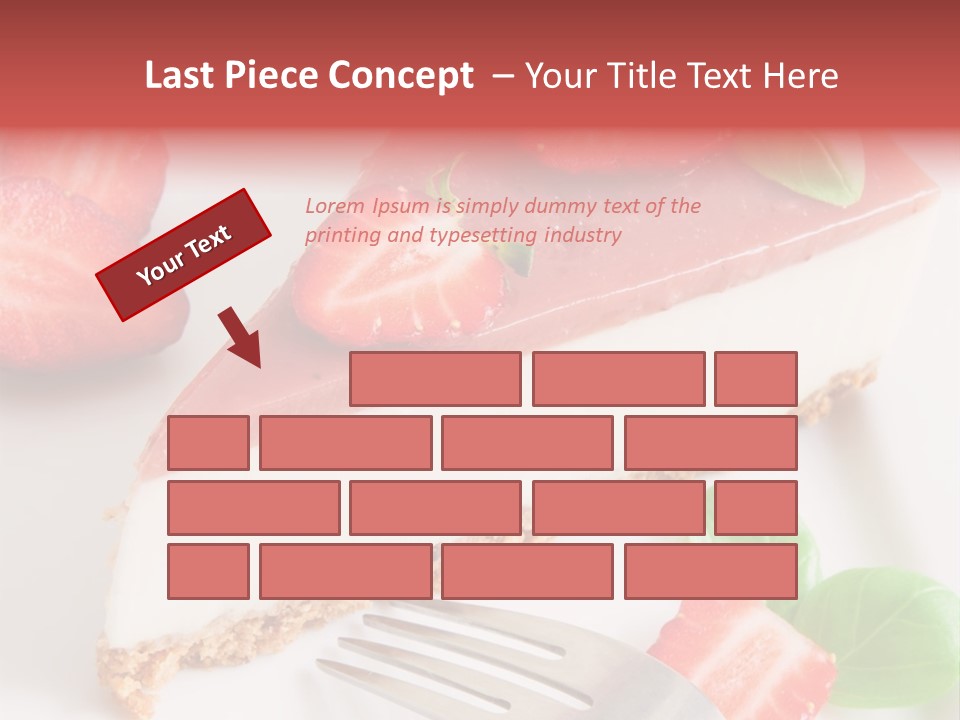 Gelatin Cream Cheese Dairy PowerPoint Template
