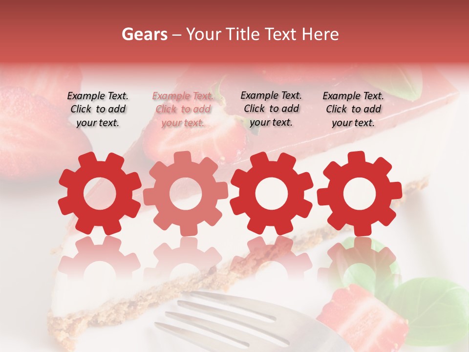 Gelatin Cream Cheese Dairy PowerPoint Template