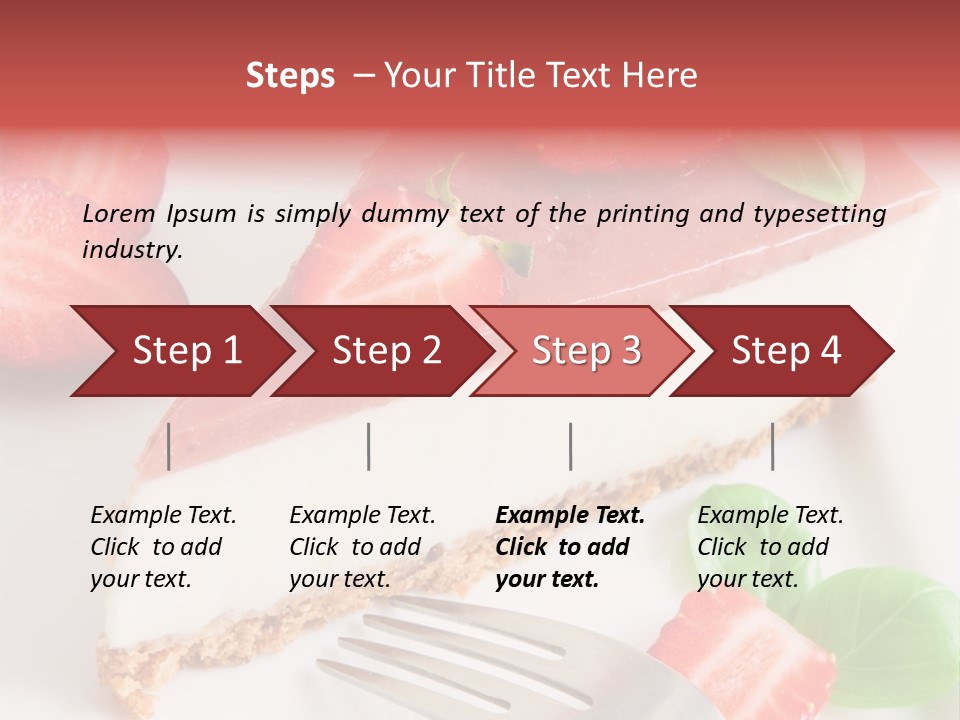 Gelatin Cream Cheese Dairy PowerPoint Template