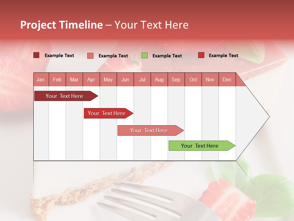 Gelatin Cream Cheese Dairy PowerPoint Template