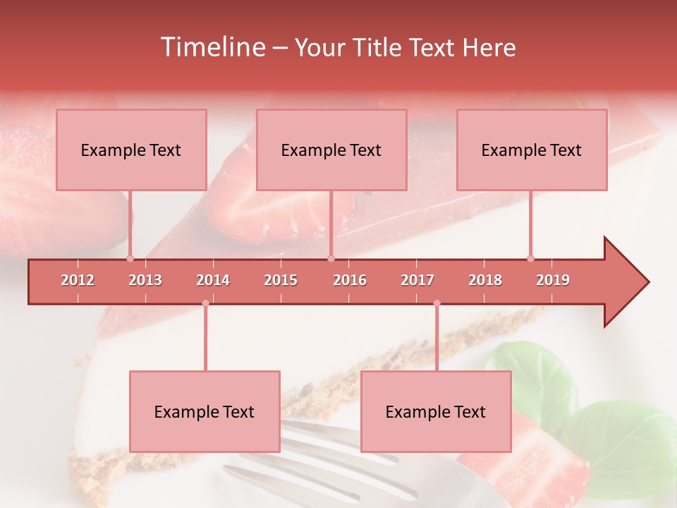 Gelatin Cream Cheese Dairy PowerPoint Template