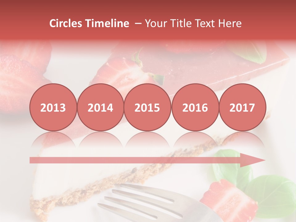 Gelatin Cream Cheese Dairy PowerPoint Template